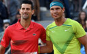 Novak Djokovic y Rafael Nadal (AFP)
