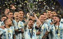 La Albiceleste ganó este miércoles la finalísima ante Italia. FOTO: AFP.
