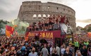 Bella estampa en la capital italiana / @OfficialASRoma