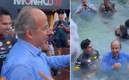 Felipe Calderón y Checo Pérez celebraron a lo grande el pasado fin  de semana.