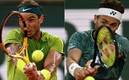 Rafael Nadal y Casper Ruud (AFP).