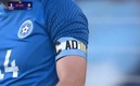 El capitán de Estonia tenía a Maradona presente.