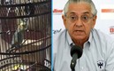 Jorge Urdiales enseñó a su cotorrito a entonar el himno de Rayados.