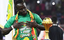 Sadio Mané ganó con Senegal la Copa Africana, primera para ese país. (AFP)