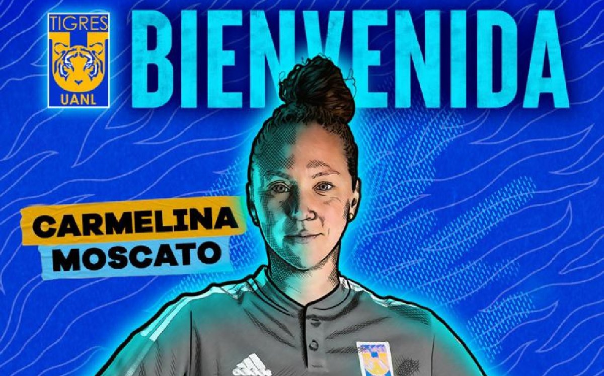 Carmelina Moscato llega el sábado a Monterrey. (FOTO: Tigres Femenil)