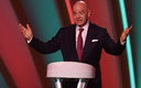 Gianni Infantino, presidente de FIFA, durante el sorteo de Qatar 2022. (Reuters)