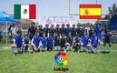 Algunos de los jóvenes que participaron en las visorías de LaLiga (LaLiga Tryouts).