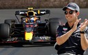 Checo Pérez lució espectacular en las calles de Bakú. FOTOS: Reuters.