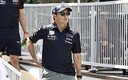 Pérez en el GP de Azerbaiyán. (Reuters)