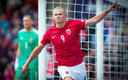Erling Haaland, delantero de Noruega. (Reuters)