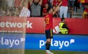 Pablo Sarabia celebra su gol ante República Checa. Foto: AFP