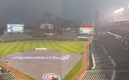Una tormenta y tornado amenazaban el estadio de Cachorros.