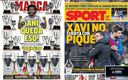 La despedida de Marcelo y el caso Piqué destacaron en España. (Marca y Sport)