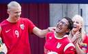 Haaland se unió a un partido de futbol con la familia real de Noruega (Facebook Kongehuset)