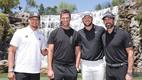 Mahomes, Brady, Allen y Rodgers pariticparon en "The Match" (Getty Images)