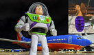 Buzz Lightyear es uno de los protagonistas de Toy Story. (Fotos de Southwest Airlines)