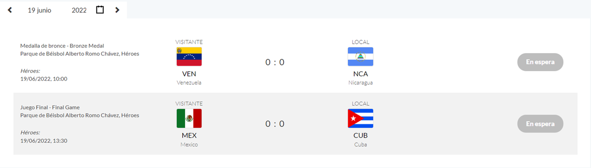 PreMundial U23 Agenda 19/06/2022 | Especial