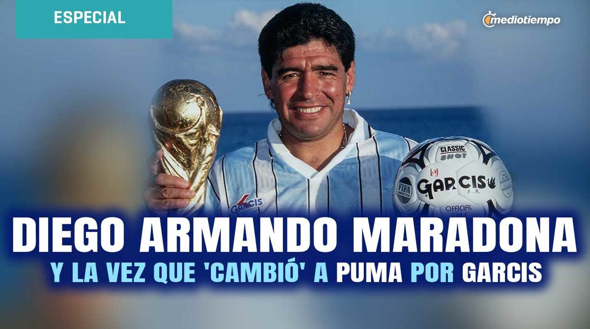 Diego Armando Maradona y la vez que 'cambió' a Puma por Garcis