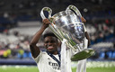 Vinicius celebrando la última Champions del Real Madrid. (Reuters)