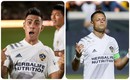 Efraín Álvarez y Javier Hernández, jugadores del LA Galaxy (Mediotiempo)