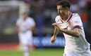 Robert Lewandowski con la Selección de Polonia. (FOTO: AFP)