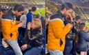 En La Bombonera de Boca Juniors hubo propuesta de matrimonio. (IG @Daiipistone)