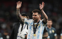 Messi, celebrando la consecución de la Finalissima. (Reuters)