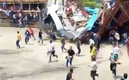 La estructura no resistió y se vino abajo | Captura