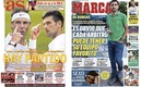 Las portadas de los principales medios.
