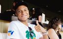 Mbappé en el Banc of California Stadium. (LAFC)