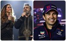 Mijares y Lucero homenajean a Checo Pérez (Mediotiempo)