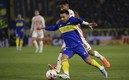 Salvio anotó gol ante Unión en la Liga Argentina. Foto: AFP