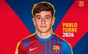 Pablo Torre jugará en Barcelona a partir de este 2022. (Foto del FC Barcelona)