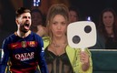Piqué y Shakira (Captura de Twitter NBC).