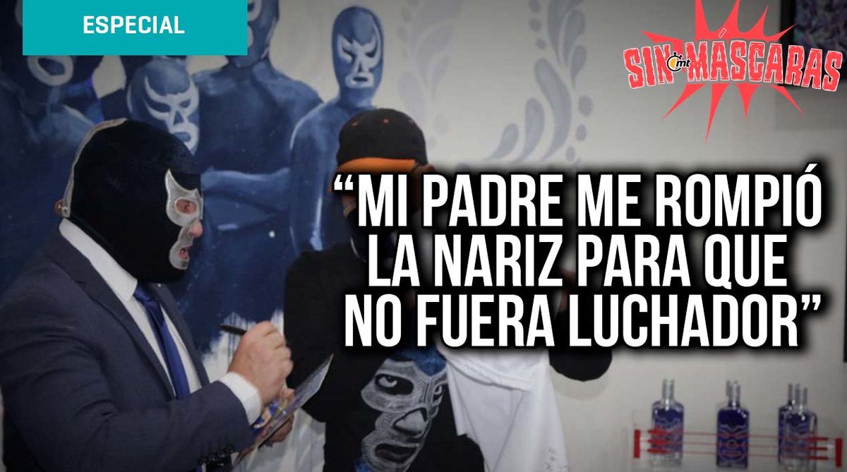Blue Demon Jr. la sufrió para ser luchador