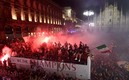 La celebración del campeonato en Milán (Reuters).
