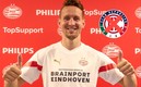 Luuk de Jong (Captura de Twitter PSV).