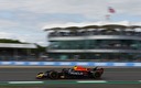 Sergio Pérez en el circuito de Silverstone. (Reuters)