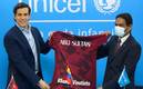 Federación Venezolana de Futbol y Unicef firman acuerdo por los niños (Twitter @FVF_Oficial)