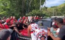 La afición del Flamengo reclamó a su equipo por los malos resultados (Captura Twitter)