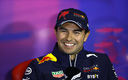 Checo en conferencia de prensa. (Reuters)