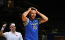 El coach de los Warriors comparó a Stephen Curry con Roger Federer (AFP)