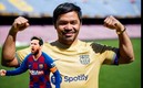 Manny Pacquiao estuvo de visita en el Camp Nou (Twitter @ FCBarcelona | EFE)