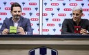 Davino y Berterame estuvieron en la presentación. (Foto: Mexsport)