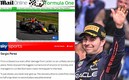 Los elogios a Checo Pérez en Inglaterra. pese a que superó a Lewis Hamilton. (EFE / Internet)