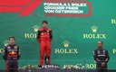 Leclerc, Verstappen y Hamilton se quedaron con el podio austriaco. (Reuters)