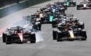 Checo Pérez, durante la arrancada en el Circuito de Bakú | AFP