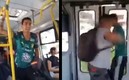 El aficionado de León le faltó al respeto a una señora.