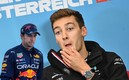 George Russell y Checo Pérez (AFP).