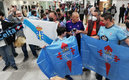 Aficionados del Celta se dieron cita en el aeropuerto | mediotiempo